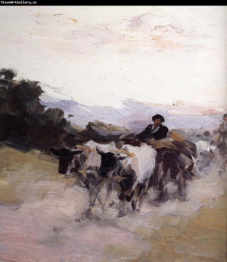 Nicolae Grigorescu Ox Cart